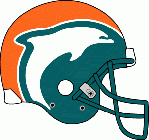 Miami Dolphins 1997 Unused Logo iron on transfers for fabric